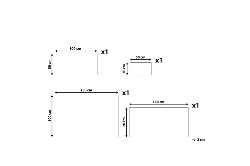 Pyyhe Atai sett 4 Valkoinen - Valkoinen - Kodintekstiilit & matot - Kylpyhuonetekstiilit - Pyyhe