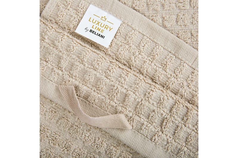 Pyyhe Atai sett 9 Beige - Beige - Kodintekstiilit & matot - Kylpyhuonetekstiilit - Pyyhe