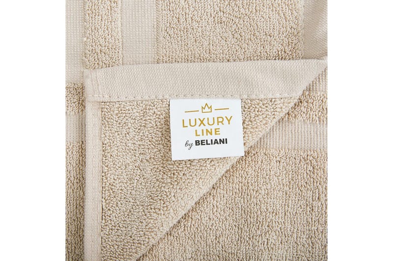 Pyyhe Atai sett 9 Beige - Beige - Kodintekstiilit & matot - Kylpyhuonetekstiilit - Pyyhe