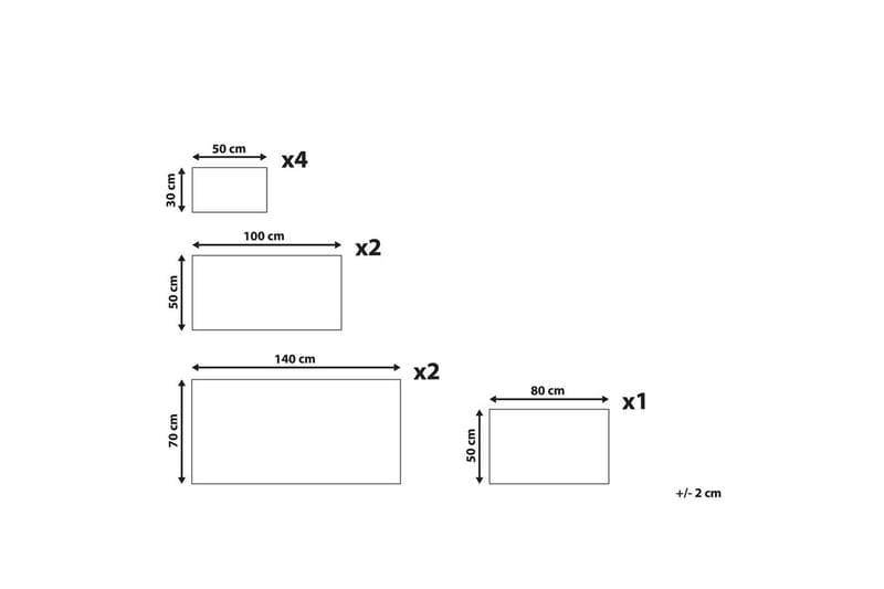 Pyyhe Atai sett 9 Beige - Beige - Kodintekstiilit & matot - Kylpyhuonetekstiilit - Pyyhe