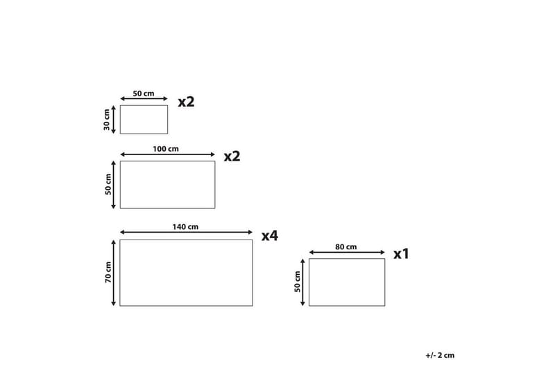 Pyyhe Atiu sett 9 Beige - Beige - Kodintekstiilit & matot - Kylpyhuonetekstiilit - Pyyhe
