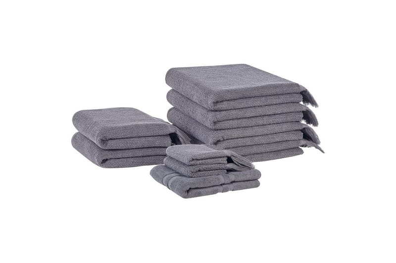 Pyyhe Atiu sett 9 Harmaa, Harmaa