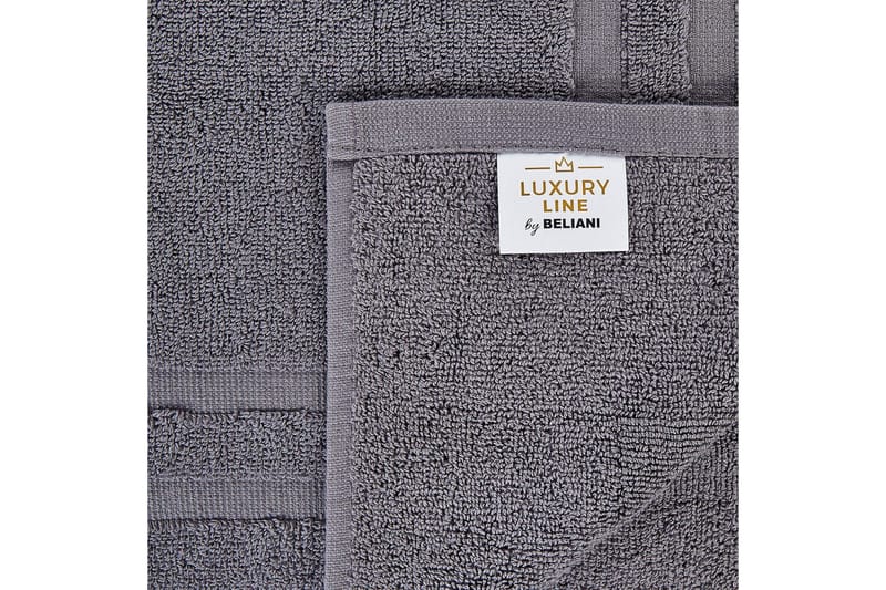 Pyyhe Atiu sett 9 Harmaa - Harmaa - Kodintekstiilit & matot - Kylpyhuonetekstiilit - Pyyhe