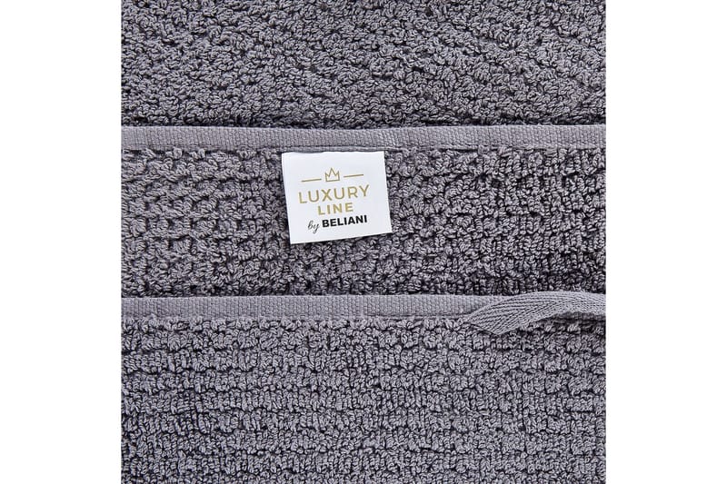 Pyyhe Atiu sett 9 Harmaa - Harmaa - Kodintekstiilit & matot - Kylpyhuonetekstiilit - Pyyhe