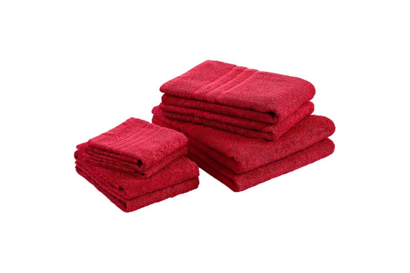 Pyyhe Basic frotee, Punainen