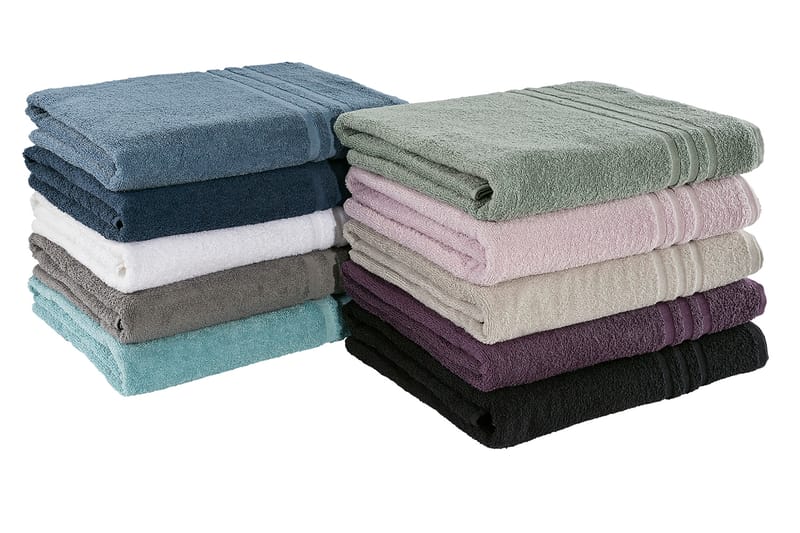 Basic Froteepyyhe 30x50 cm Harmaa - Borganäs - Kodintekstiilit & matot - Kylpyhuonetekstiilit - Pyyhe