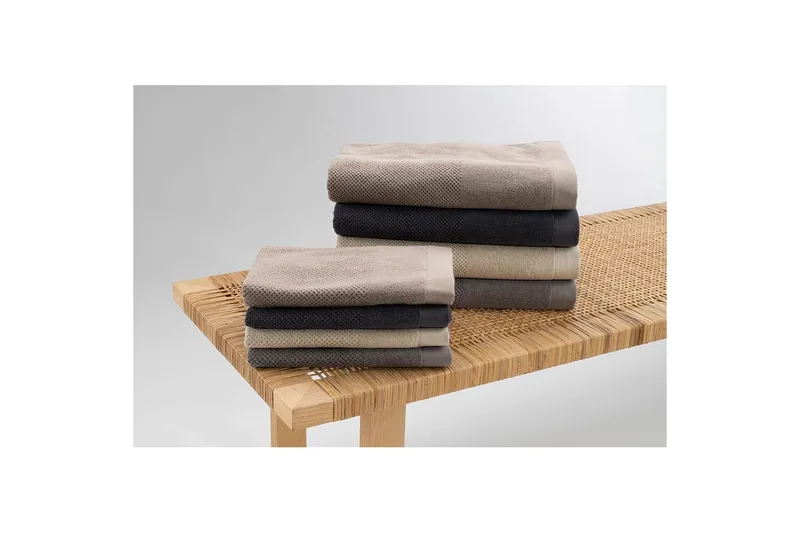 Pyyhe Enzo 50 x 70 cm - Harmaa - Kodintekstiilit & matot - Kylpyhuonetekstiilit - Pyyhe