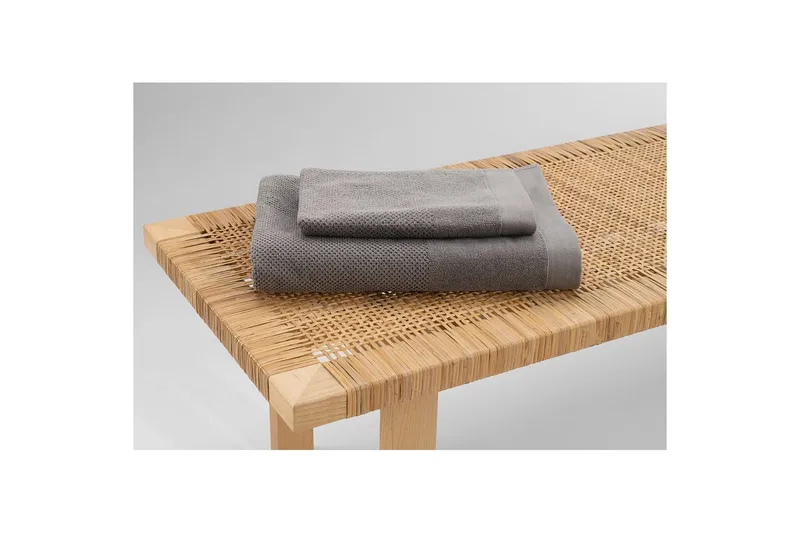 Pyyhe Enzo 50 x 70 cm - Harmaa - Kodintekstiilit & matot - Kylpyhuonetekstiilit - Pyyhe