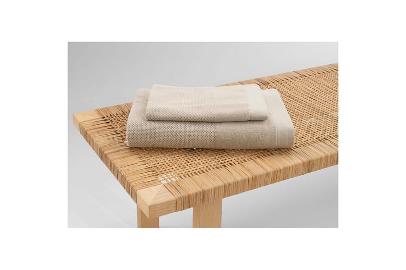 Pyyhe Enzo 50 x 70 cm - Hiekka - Kodintekstiilit & matot - Kylpyhuonetekstiilit - Pyyhe