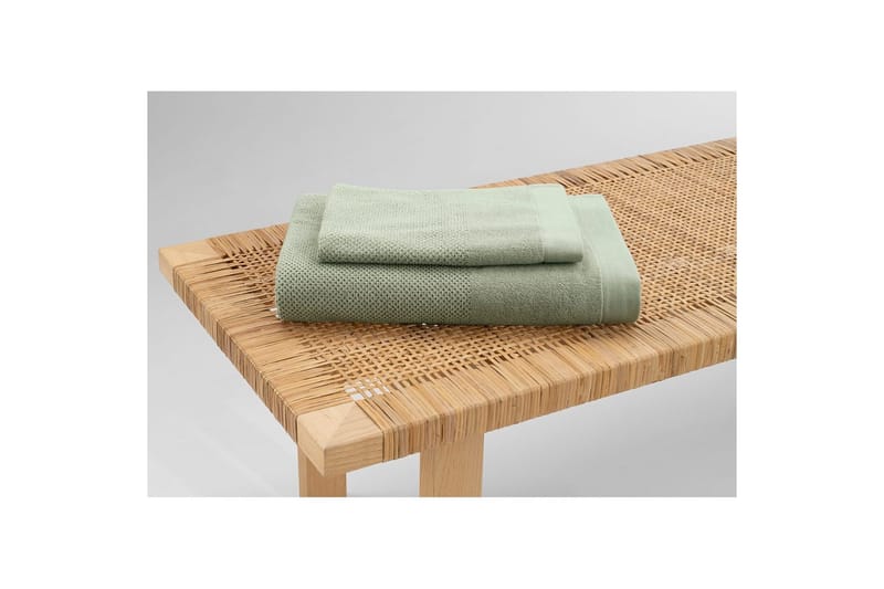 Pyyhe Enzo 50 x 70 cm - Vihreä - Kodintekstiilit & matot - Kylpyhuonetekstiilit - Pyyhe