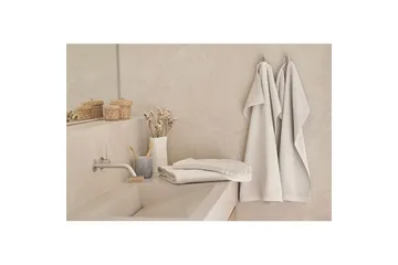 Pyyhe Helle 50 x 70 cm - Hiekka - Kodintekstiilit & matot - Kylpyhuonetekstiilit - Pyyhe
