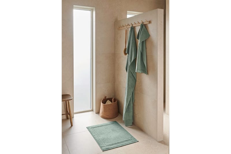 Pyyhe Helle 50 x 70 cm - Vihreä - Kodintekstiilit & matot - Kylpyhuonetekstiilit - Pyyhe