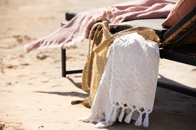 Käsipyyhe aheser 50x90 cm 2-pak - HarmaaLiila - Kodintekstiilit & matot - Kylpyhuonetekstiilit - Pyyhe