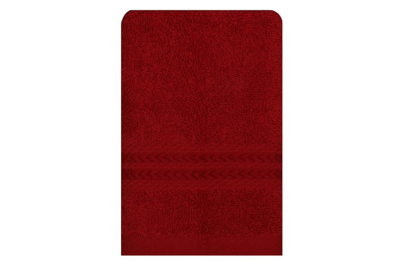 Käsipyyhe Hobby 30x50 cm - Punainen - Kodintekstiilit & matot - Kylpyhuonetekstiilit - Pyyhe