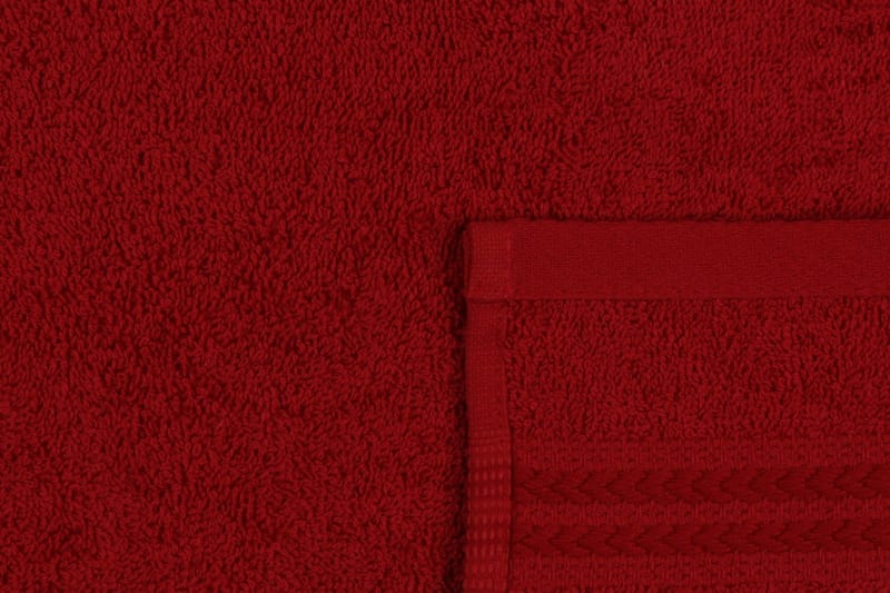 Käsipyyhe Hobby 30x50 cm - Punainen - Kodintekstiilit & matot - Kylpyhuonetekstiilit - Pyyhe