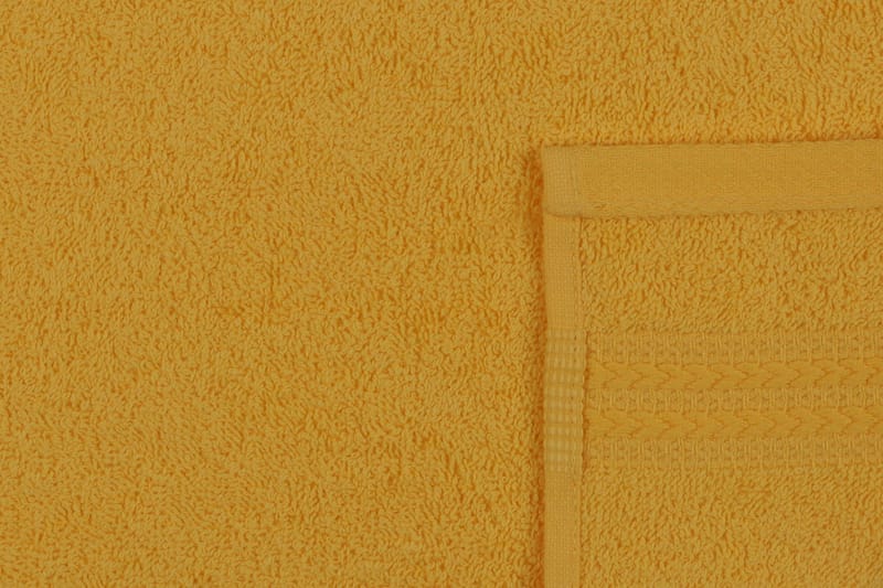Käsipyyhe Hobby 50x90 cm - Sinapinkeltainen - Kodintekstiilit & matot - Kylpyhuonetekstiilit - Pyyhe