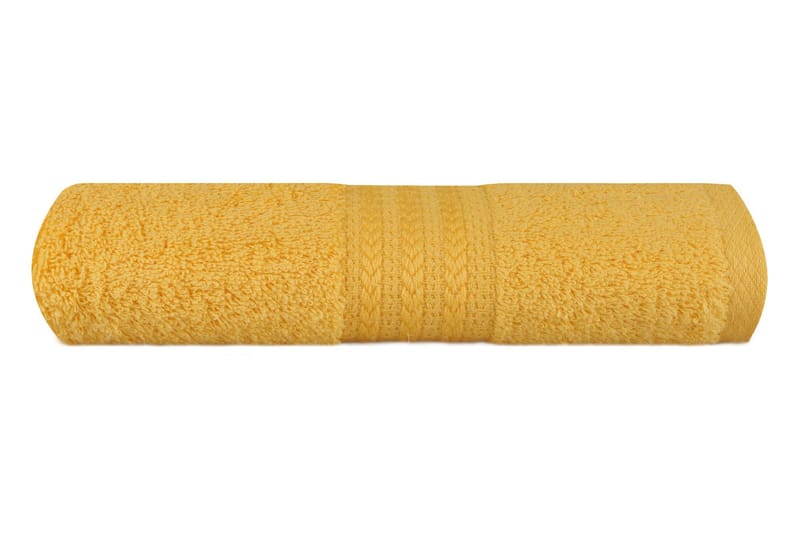Käsipyyhe Hobby 50x90 cm - Sinapinkeltainen - Kodintekstiilit & matot - Kylpyhuonetekstiilit - Pyyhe