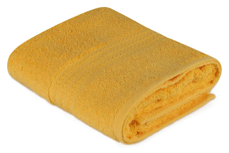 Käsipyyhe Hobby 50x90 cm - Sinapinkeltainen - Kodintekstiilit & matot - Kylpyhuonetekstiilit - Pyyhe