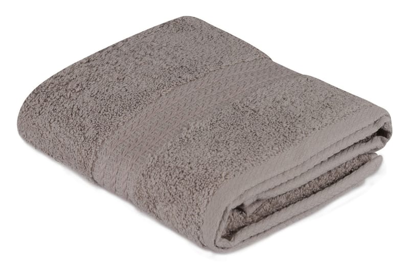 Käsipyyhe Hobby 50x90 cm - Tummabeige - Kodintekstiilit & matot - Kylpyhuonetekstiilit - Pyyhe