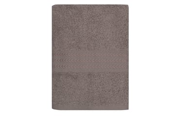 Käsipyyhe Hobby 50x90 cm - Tummabeige - Kodintekstiilit & matot - Kylpyhuonetekstiilit - Pyyhe