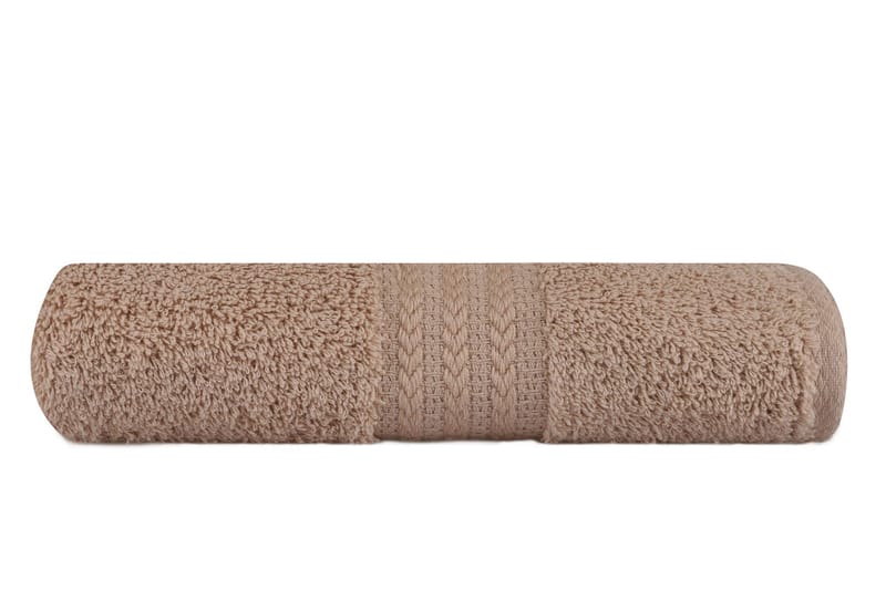 Käsipyyhe Hobby 50x90 cm - Vaaleanruskea - Kodintekstiilit & matot - Kylpyhuonetekstiilit - Pyyhe