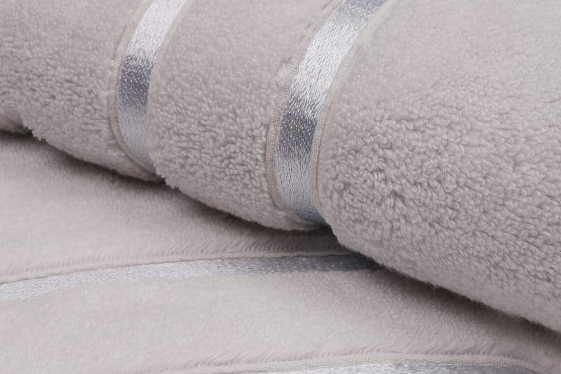 Käsipyyhe Rhuddlan 2-pak - Vaaleanharmaa - Kodintekstiilit & matot - Kylpyhuonetekstiilit - Pyyhe