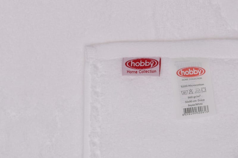 Käsipyyhe Rhuddlan 2-pak - Valkoinen - Kodintekstiilit & matot - Kylpyhuonetekstiilit - Pyyhe