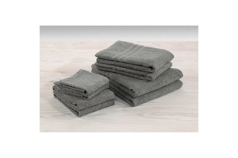 Käsipyyhe Perus Frotee - Harmaa - Kodintekstiilit & matot - Kylpyhuonetekstiilit - Pyyhe