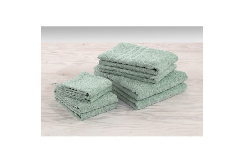 Käsipyyhe Perus Frotee - Vihreä - Kodintekstiilit & matot - Kylpyhuonetekstiilit - Pyyhe