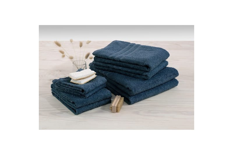 Käsipyyhe Perus Frotee - Merensininen - Kodintekstiilit & matot - Kylpyhuonetekstiilit - Pyyhe