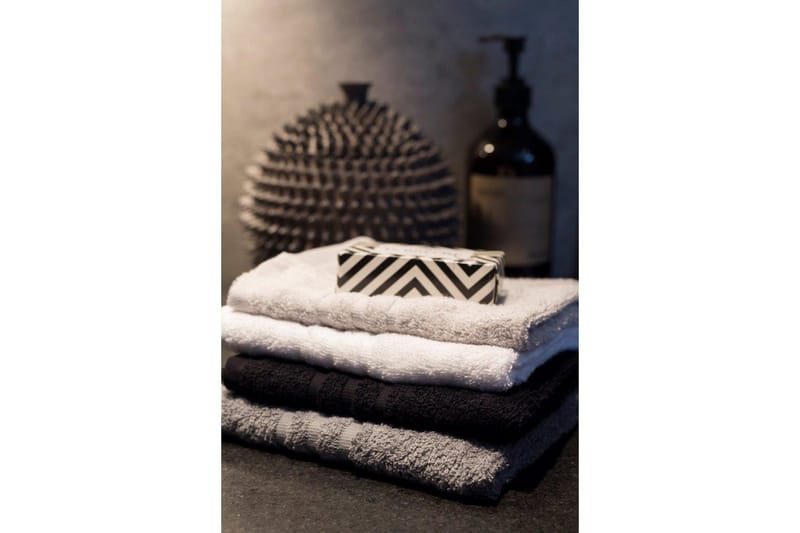 Käsipyyhe Perus Frotee - Musta - Kodintekstiilit & matot - Kylpyhuonetekstiilit - Pyyhe