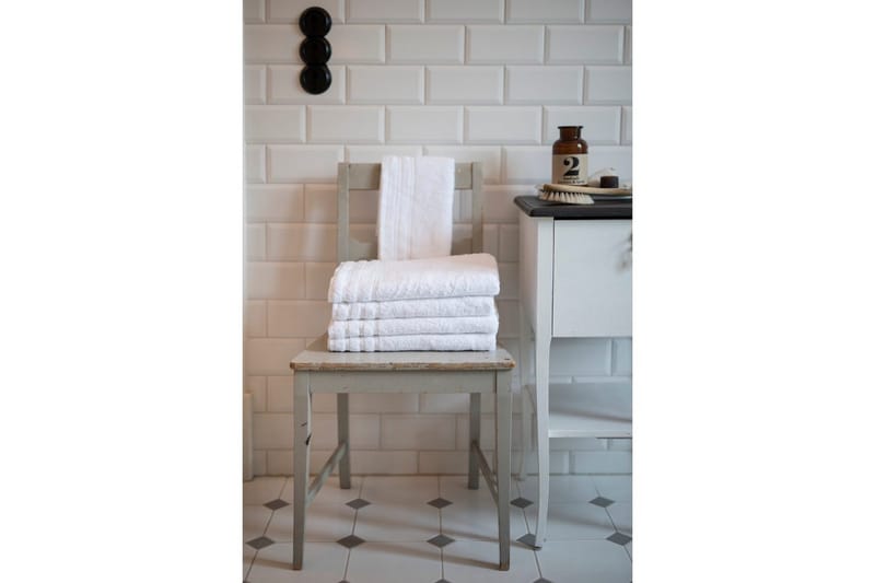 Pyyhe Korfu Valkoinen - 100 x 150 cm - Kodintekstiilit & matot - Kylpyhuonetekstiilit - Pyyhe