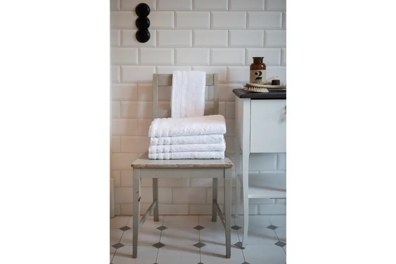 Pyyhe Korfu Valkoinen - 70 x 140 cm - Kodintekstiilit & matot - Kylpyhuonetekstiilit - Pyyhe