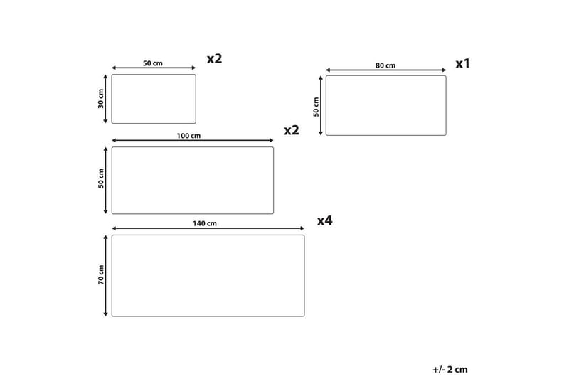 Pyyhe Mitiaro-sarja, 9 kpl Beige - Beige - Kodintekstiilit & matot - Kylpyhuonetekstiilit - Pyyhe