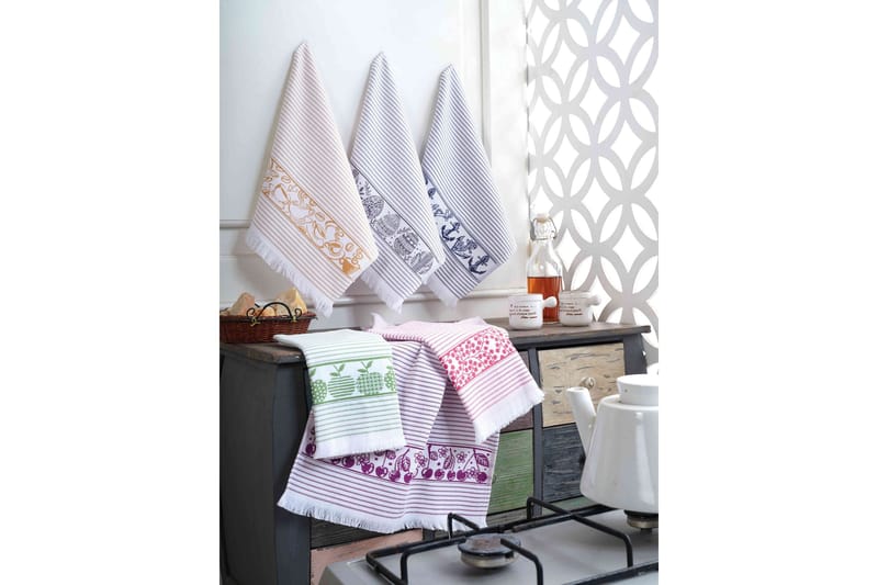 Pesulappu Ccooling 6 kpl, Va/sin/har/v.pun/viol/vihr/kel