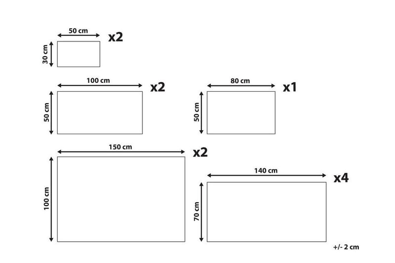 Pyyhesetti Aderet 11-pak - Harmaa - Kodintekstiilit & matot - Kylpyhuonetekstiilit - Pyyhe