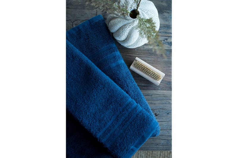 Pyyhe Perus Frotee - Merensininen - Kodintekstiilit & matot - Kylpyhuonetekstiilit - Pyyhe