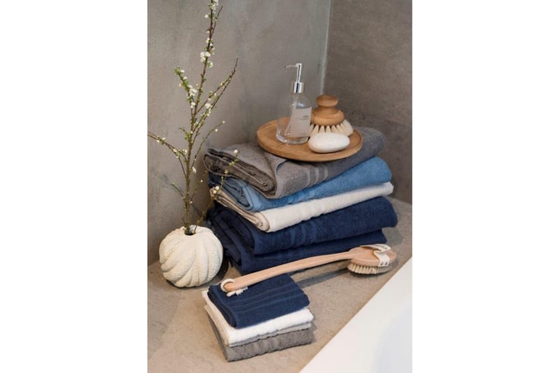 Pyyhe Perus Frotee - Harmaa - Kodintekstiilit & matot - Kylpyhuonetekstiilit - Pyyhe