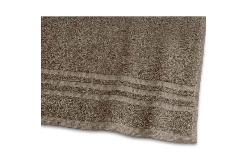 Pyyhe Perus Frotee - Ruskea - Kodintekstiilit & matot - Kylpyhuonetekstiilit - Pyyhe