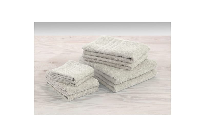 Pyyhe Perus Frotee - Hiekka - Kodintekstiilit & matot - Kylpyhuonetekstiilit - Pyyhe