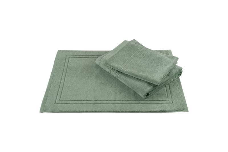 Suihkumatto Helle 50 x 70 cm Vihreä - Vihreä - Kodintekstiilit & matot - Kylpyhuonetekstiilit - Pyyhe