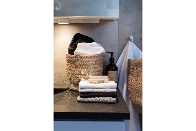 Suihkuvyöheke Perus Frotee 65 x 130 cm - Musta - Kodintekstiilit & matot - Kylpyhuonetekstiilit - Pyyhe