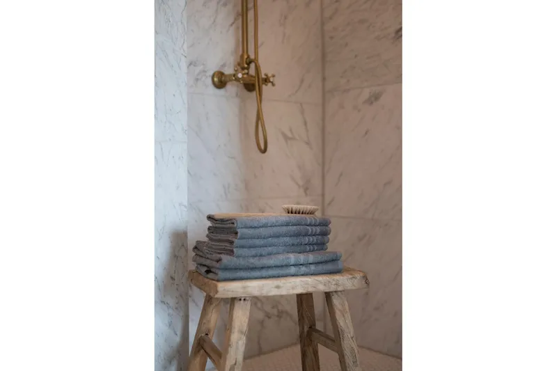 Suihkuvyöheke Perus Frotee 65 x 130 cm - Harmaa - Kodintekstiilit & matot - Kylpyhuonetekstiilit - Pyyhe