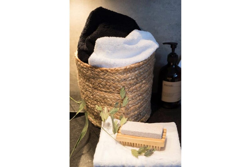 Suihkuvyöheke Perus Frotee 65 x 130 cm - Musta - Kodintekstiilit & matot - Kylpyhuonetekstiilit - Pyyhe