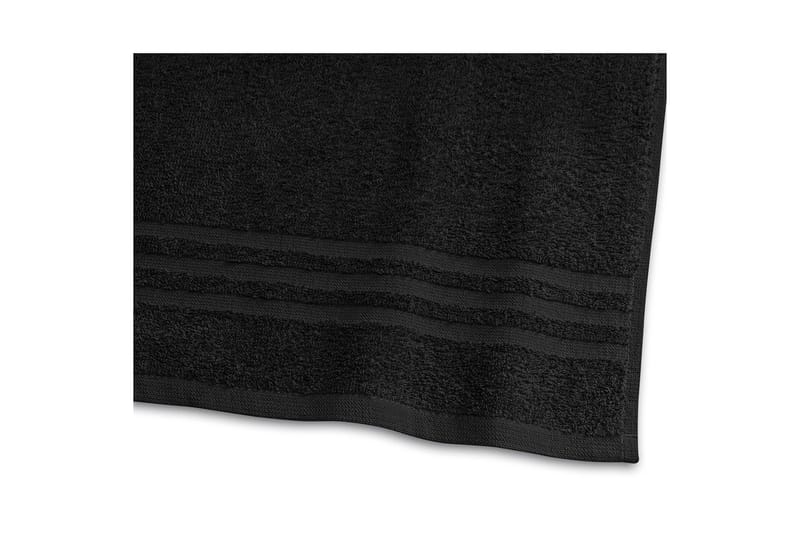 Suihkuvyöheke Perus Frotee 65 x 130 cm - Musta - Kodintekstiilit & matot - Kylpyhuonetekstiilit - Pyyhe