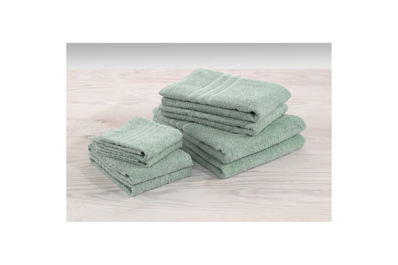 Suihkuvyöheke Perus Frotee 65 x 130 cm - Vihreä - Kodintekstiilit & matot - Kylpyhuonetekstiilit - Pyyhe