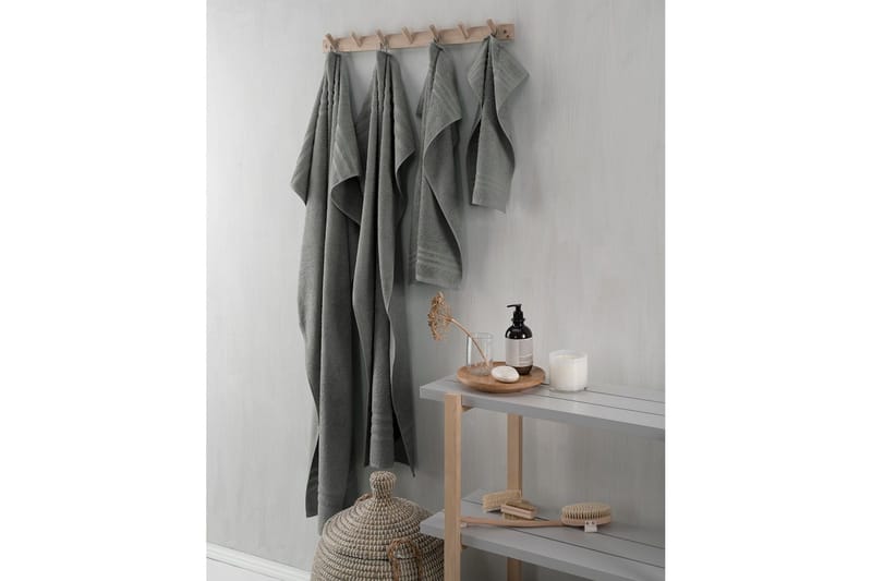 Suihkuvyöheke Perus Frotee 65 x 130 cm - Harmaa - Kodintekstiilit & matot - Kylpyhuonetekstiilit - Pyyhe