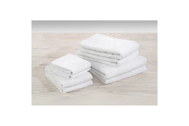 Suihkuvyöheke Perus Frotee 65 x 130 cm - Valkoinen - Kodintekstiilit & matot - Kylpyhuonetekstiilit - Pyyhe