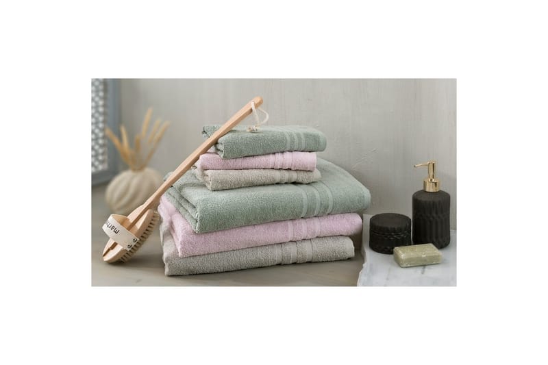 Suihkuvyöheke Perus Frotee 65 x 130 cm - Vaaleanpunainen - Kodintekstiilit & matot - Kylpyhuonetekstiilit - Pyyhe