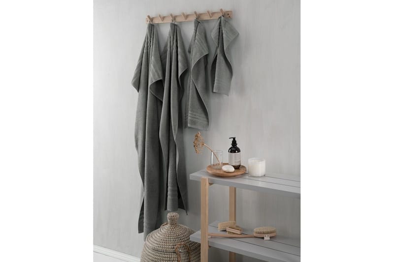 Suihkuvyöheke Perus Frotee 65 x 130 cm - Harmaa - Kodintekstiilit & matot - Kylpyhuonetekstiilit - Pyyhe